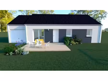 terrain avec maison neuve à vendre