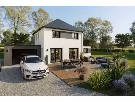 terrain avec maison neuve à vendre