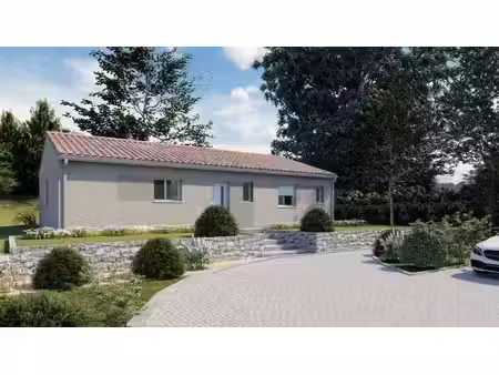terrain avec maison neuve à vendre