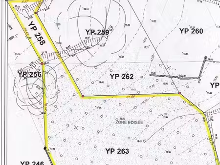 terrain constructible 912 m2