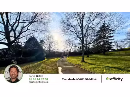 terrain constructible viabilisé à vendre