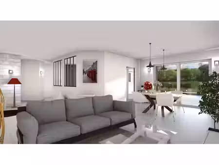 terrain avec maison neuve à vendre