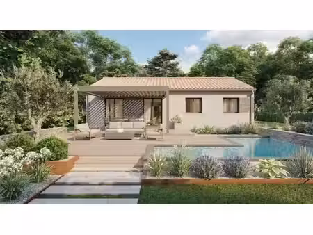 terrain avec maison neuve à vendre