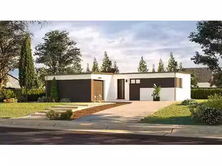 terrain avec maison neuve à vendre
