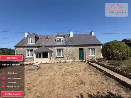 kerbors  une maison en pierre à réinventer  entre campagne et mer