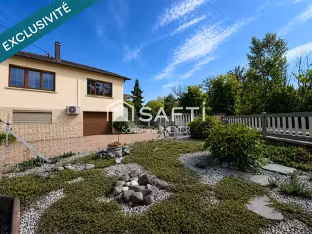 maison 6 pièces 113 m²  grand jardin  garage 48 m²