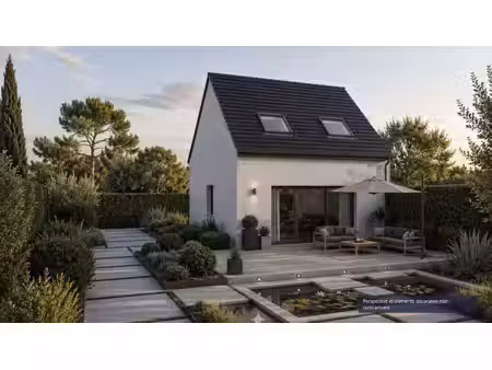 terrain avec maison neuve à vendre