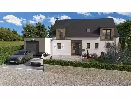 terrain avec maison neuve à vendre