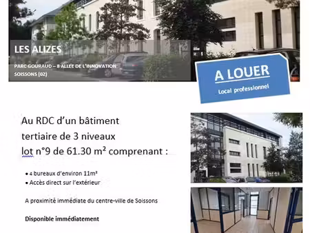 location de bureau soissons