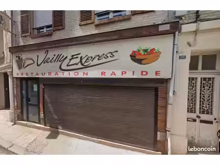 ◊ local commercial - 80 m² - vailly-sur-aisne (02370) 600 hc / mois + 50 de charges · bail