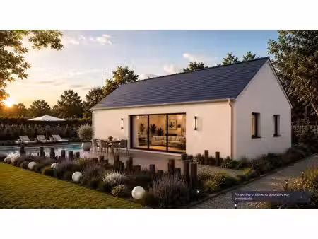 terrain avec maison neuve à vendre