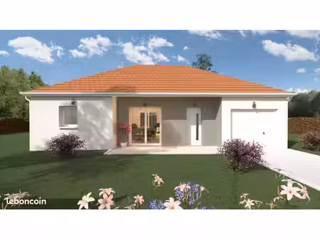 projet de construction d'une maison 74 m² avec terrain à estivareilles (03)