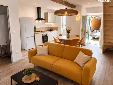 maison meublée rénovée à louer à vénérand – 2 chambres + dressing