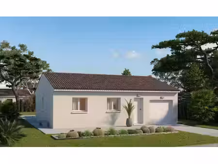 terrain avec maison neuve à vendre