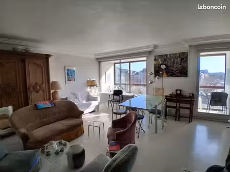 appartement traversant de 100 m² 3 pièces + terrasses-verandas très lumineux