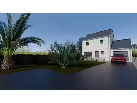 terrain avec maison neuve à vendre