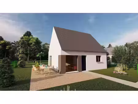 terrain avec maison neuve à vendre