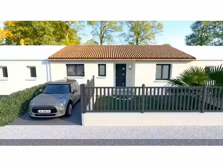terrain avec maison neuve à vendre