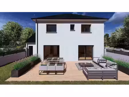 terrain avec maison neuve à vendre