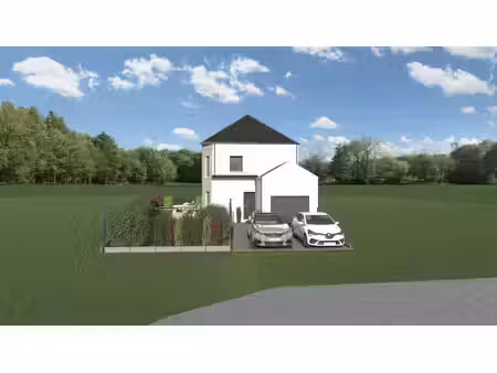 terrain avec maison neuve à vendre