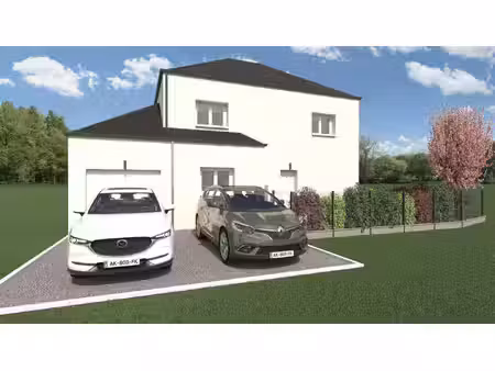 terrain avec maison neuve à vendre
