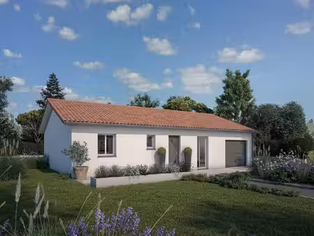 terrain avec maison neuve à vendre