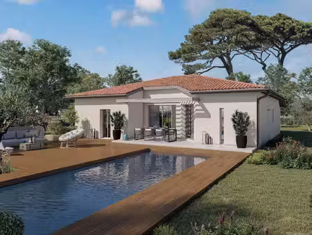 terrain avec maison neuve à vendre