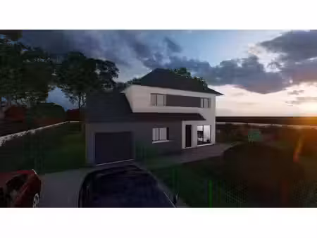 terrain avec maison neuve à vendre