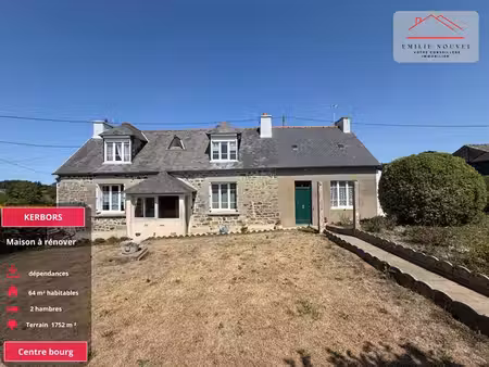 kerbors  une maison en pierre à réinventer  entre campagne et mer