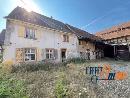12 92 ares viabilisés  au coeur de sainte-croix-en-plaine  projet de reconstruction