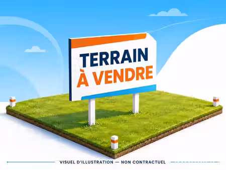 vente terrain à bâtir 689 m²