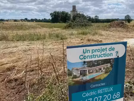 vente terrain 625 m² marsais (17700)