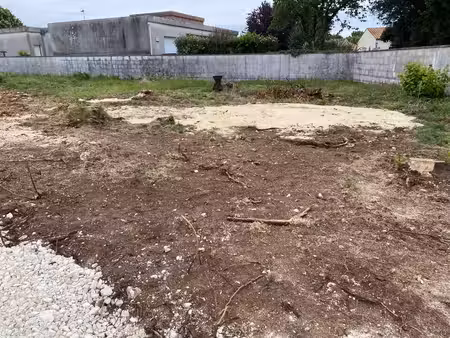 vente terrain 653 m² échillais (17620)