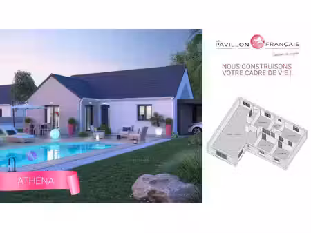 terrain avec maison neuve à vendre