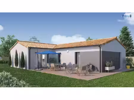 terrain avec maison neuve à vendre