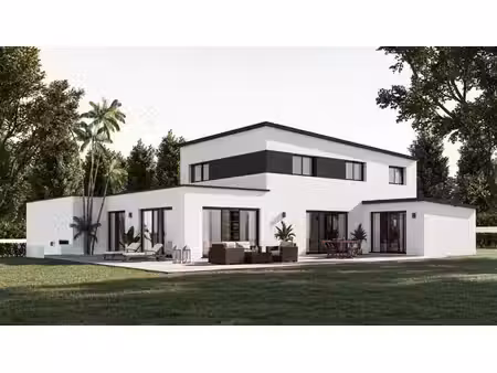 terrain avec maison neuve à vendre
