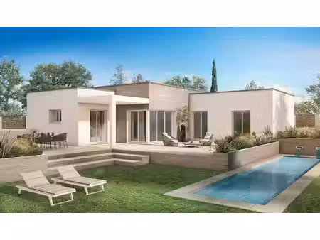 terrain avec maison neuve à vendre