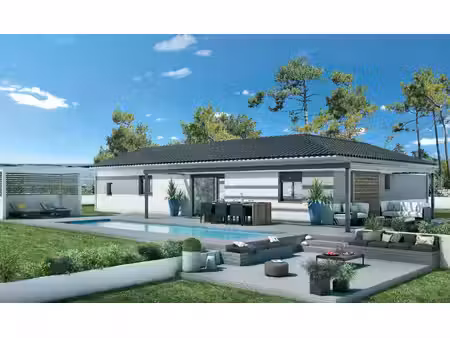 terrain avec maison neuve à vendre