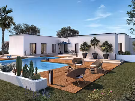terrain avec maison neuve à vendre