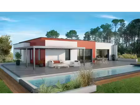 terrain avec maison neuve à vendre