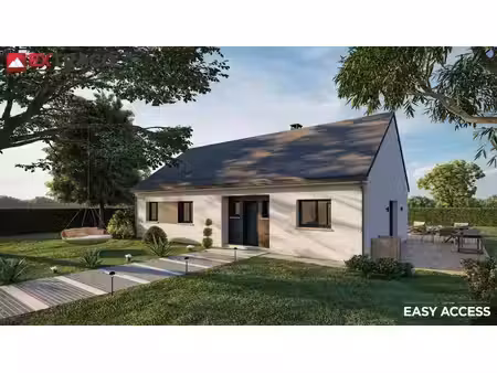 terrain avec maison neuve à vendre