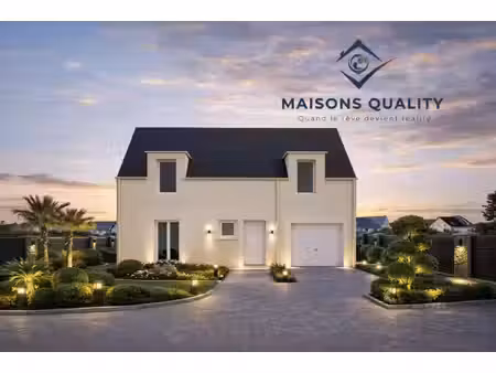 terrain avec maison neuve à vendre