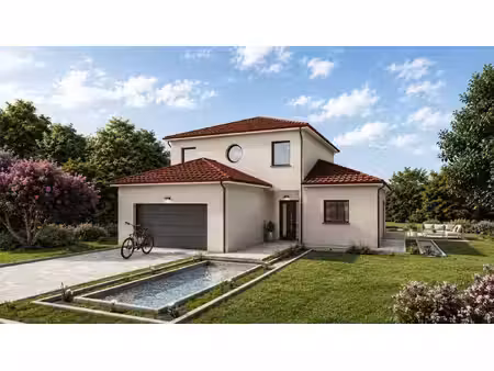terrain avec maison neuve à vendre