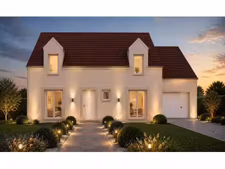 terrain avec maison neuve à vendre