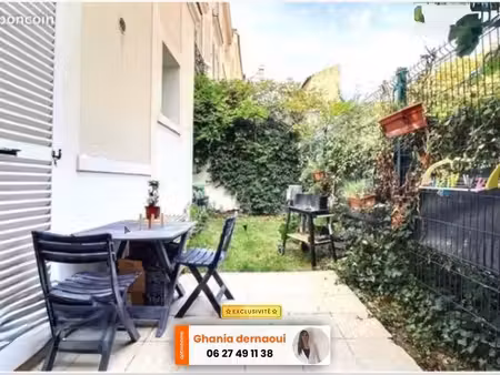 a vendre duplex 2 pieces avec jardin – centre-ville de villejuif (94)