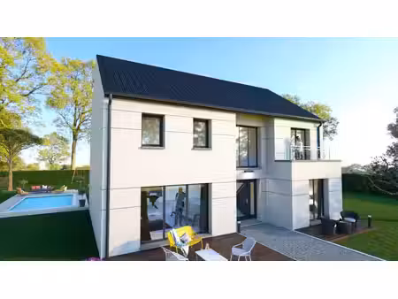 terrain avec maison neuve à vendre