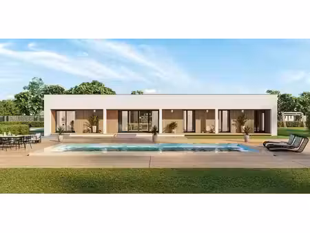 terrain avec maison neuve à vendre