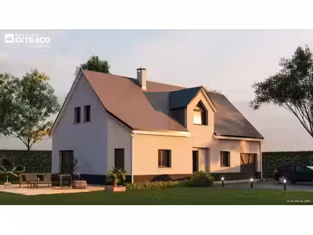 terrain avec maison neuve à vendre