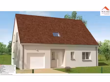 terrain avec maison neuve à vendre