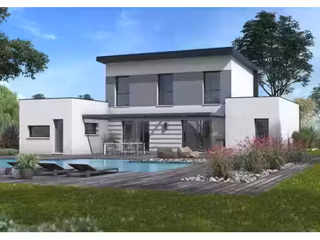 terrain avec maison neuve à vendre